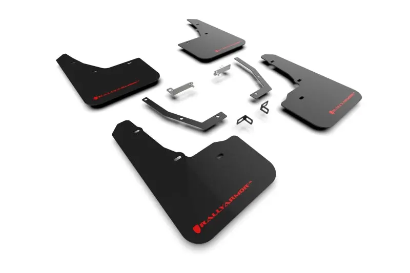 Rally Armor Black Ur Mud Flap W/Red Logo - 2025+ Forester 1