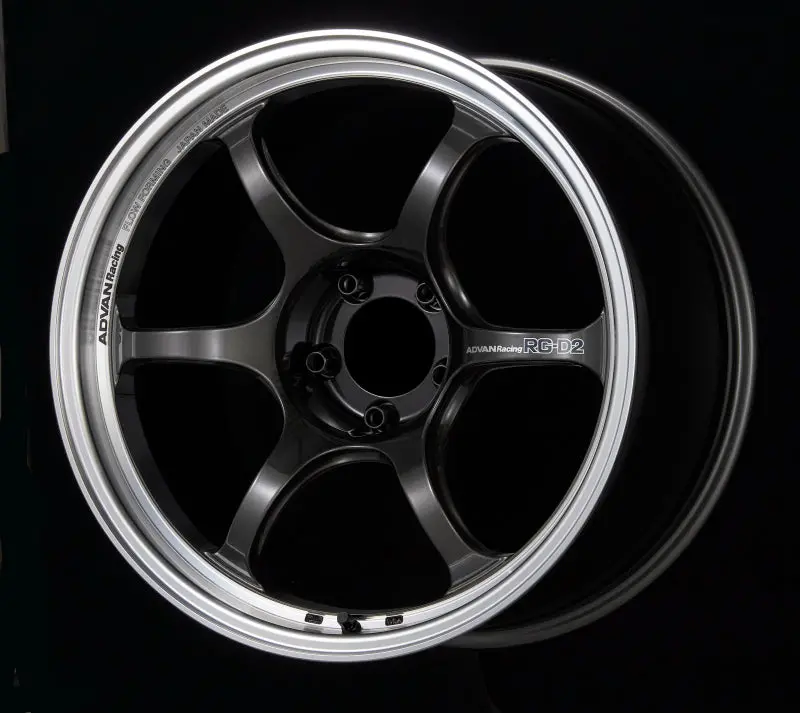 Advan Rg-D2 18X10.5 +15 5X114.3 Machining & Black Gunmetallic Wheel 1