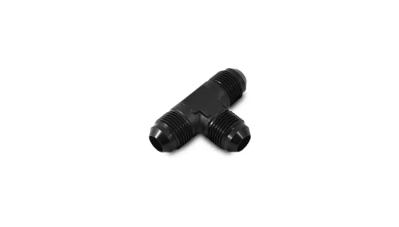 Vibrant -12An Flare Tee Adapter Fitting - Aluminum 1