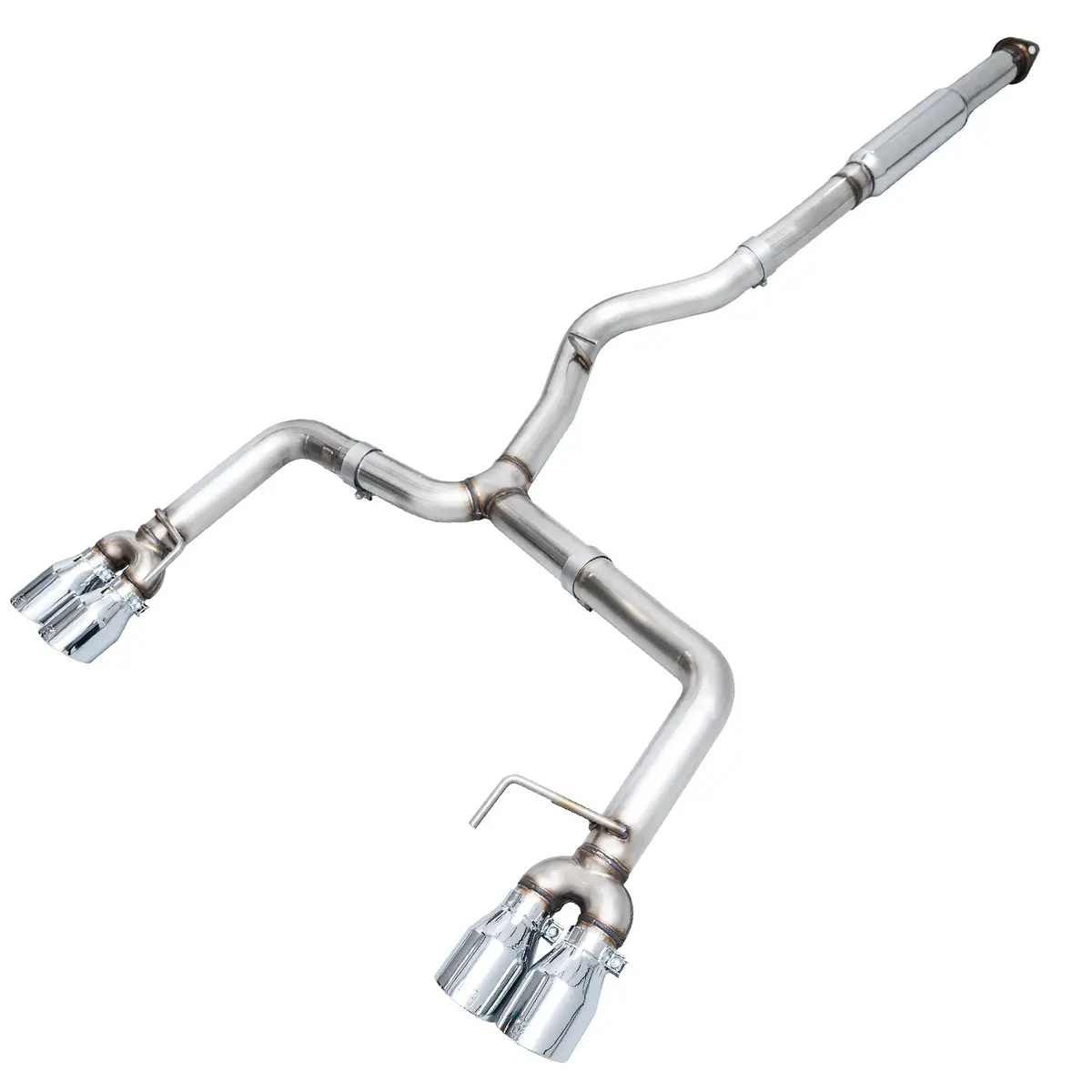 Awe Track Edition Catback Exhaust W/ Chrome Silver Tips - 2011-2021 Wrx Sedan , 2011-2021 Sti Sedan 1