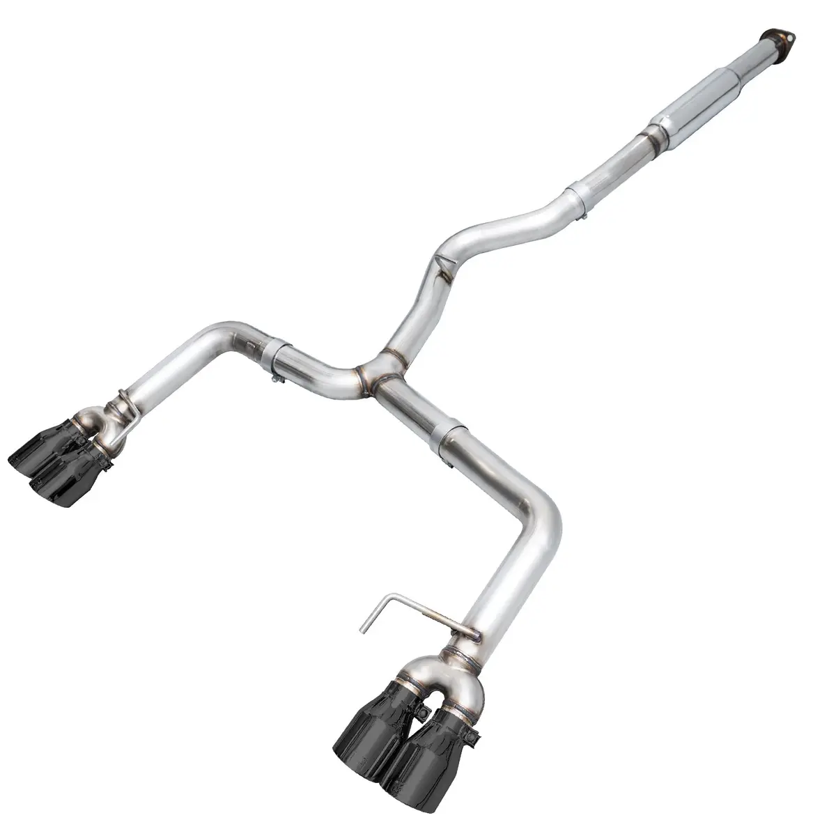 Awe Track Edition Catback Exhaust W/ Diamond Black Tips - 2011-2021 Wrx Sedan / 2011-2021 Sti Sedan 1
