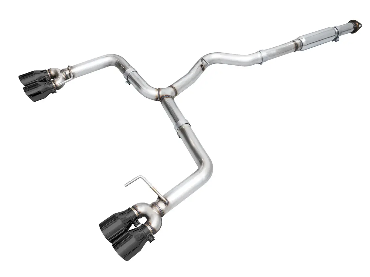 Awe Tuning Track Edition Exhaust - Diamond Black Tips - 2022+ Wrx 1