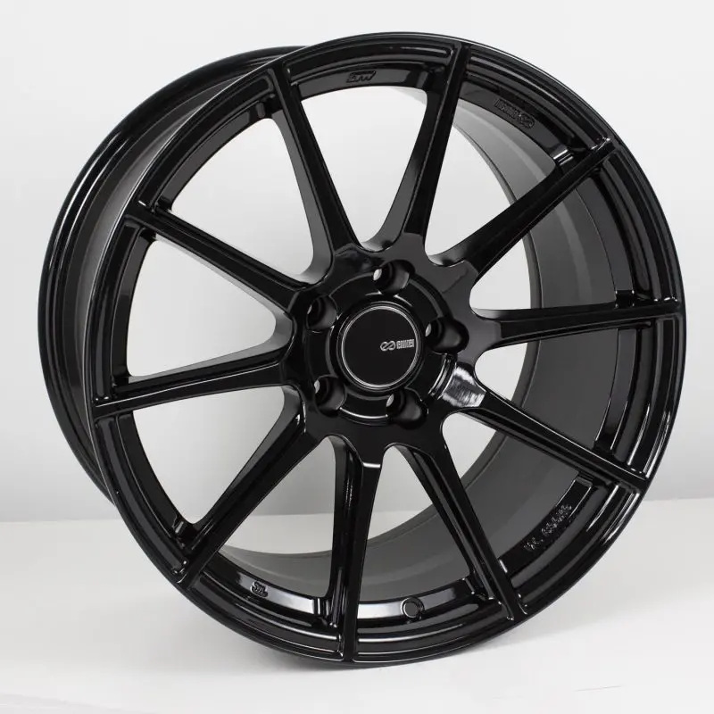 Enkei Ts10 17X9 5X114.3 35Mm Offset 72.6Mm Bore Black Wheel 1