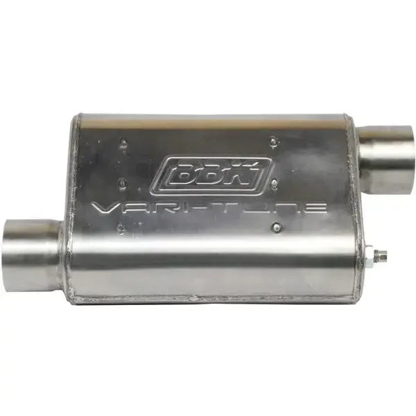 Bbk Varitune Adjustable Muffler Double Offset 2.5 Inch Stainless 1