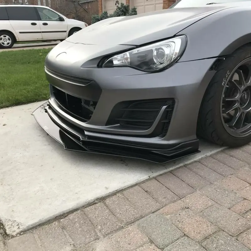 Ventus Autoworks Sti Lip 2Pc Front Splitter - 2017-2021 Subaru Brz 1