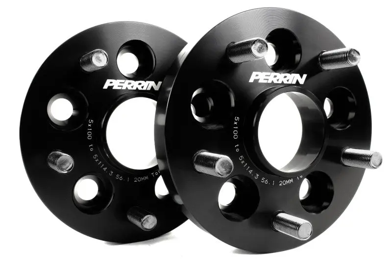 Perrin Wheel Adapter 20Mm Bolt-On Type 5X100 To 5X114.3 W/ 56Mm Hub (Set Of 2) 1