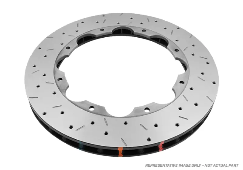 Dba 13-17 Srt Viper Except Ta Package Rear 5000 Series Drilled & Slotted Ring 1