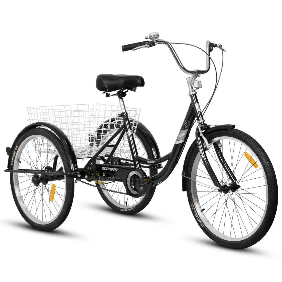 Ecarpat 24“ Single-Speed Adult Tricycle 1