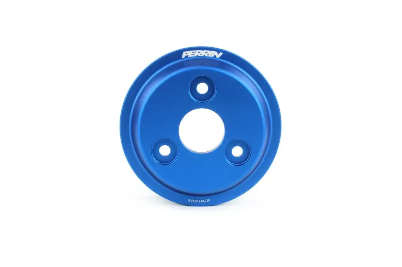 Perrin Lightweight Water Pump Pulley - Blue - 15-21 Wrx 1