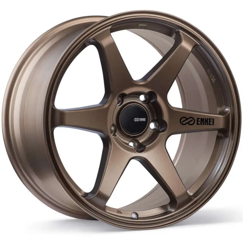 Enkei T6r 18X9.5 45Mm Offset 5X100 Bolt Pattern 72.6 Bore Matte Bronze Wheel 1
