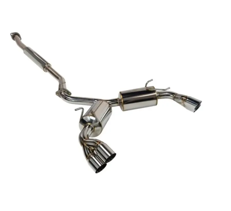 Remark Sports Touring Catback Exhaust - Polished Stainless Tip - 2022+ Brz 1
