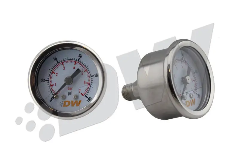 Deatschwerks 0-100 Psi 1/8In Npt Mechanical Fuel Pressure Gauge 1