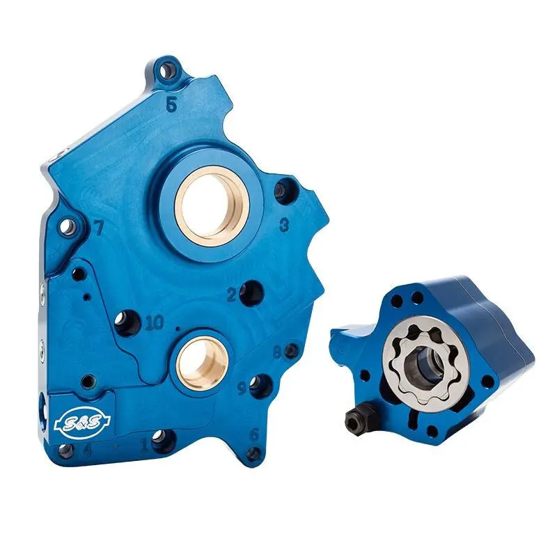 S&S Cycle 2017+ M8 Oil Cooled Models Oil Pump & Cam Plate Kit - Incl. Vvt 1