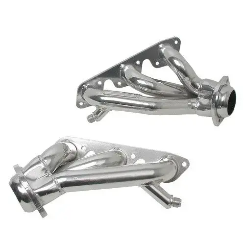 Bbk Ford Mustang V6 1-5/8 Shorty Exhaust Headers Polished Silver Ceramic 99-04 1