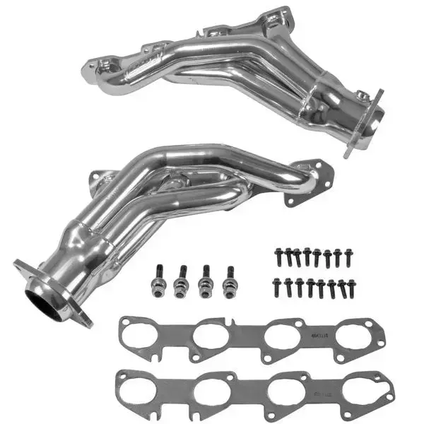 Bbk Dodge Challenger Charger 300C 6.4 6.2 Hemi 1-7/8 Shorty Exhaust Headers Polished Silver Ceramic 11-24 1