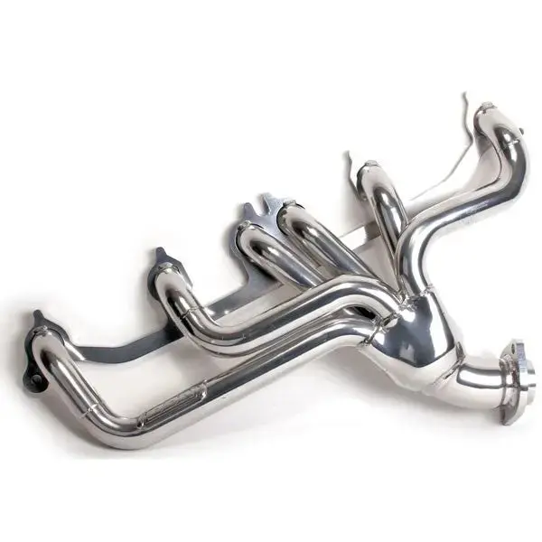 Bbk Jeep Cherokee Wrangler 4.0 1-1/2 Shorty Exhaust Header Polished Silver Ceramic 91-99 1
