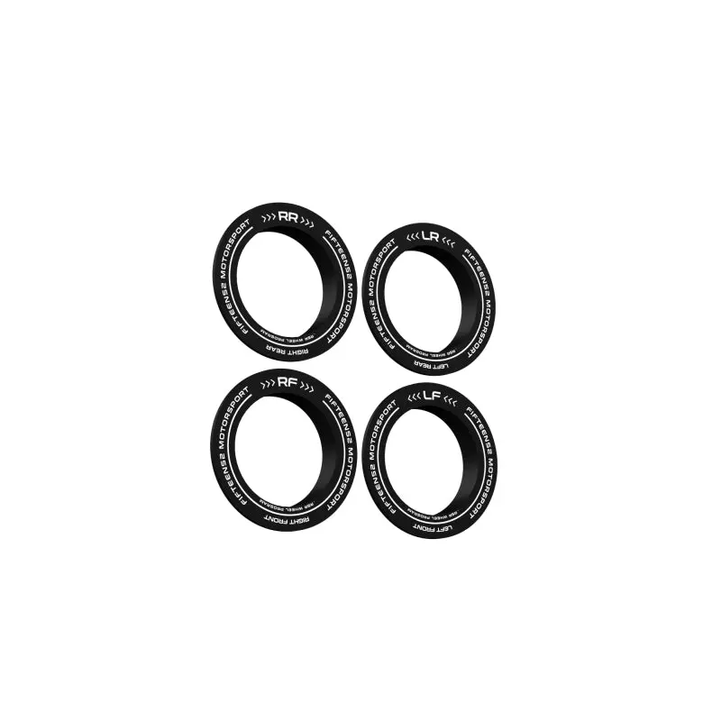 Fifteen52 Holeshot Rsr Center Ring - Corner Designation Set Of Four - Black 1