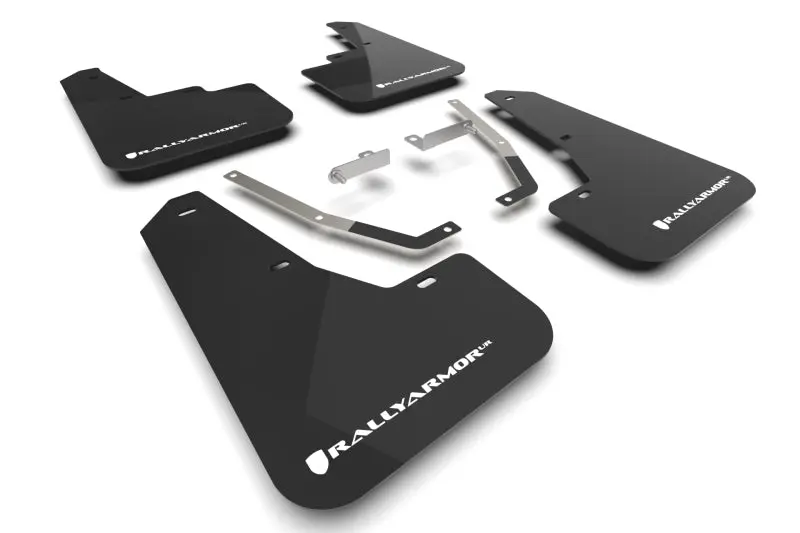 Rally Armor Black Ur Mud Flap White Logo - 2024+ Subaru Crosstrek 1