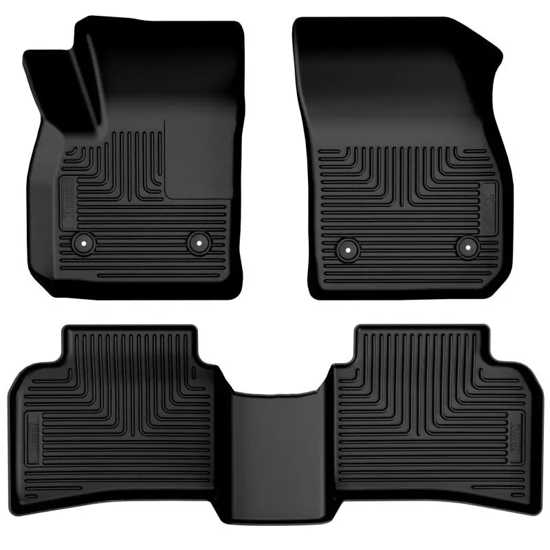 Husky Liners 19-23 Cadillac Xt4 Weatherbeater Black Front & 2Nd Seat Floor Liners 1