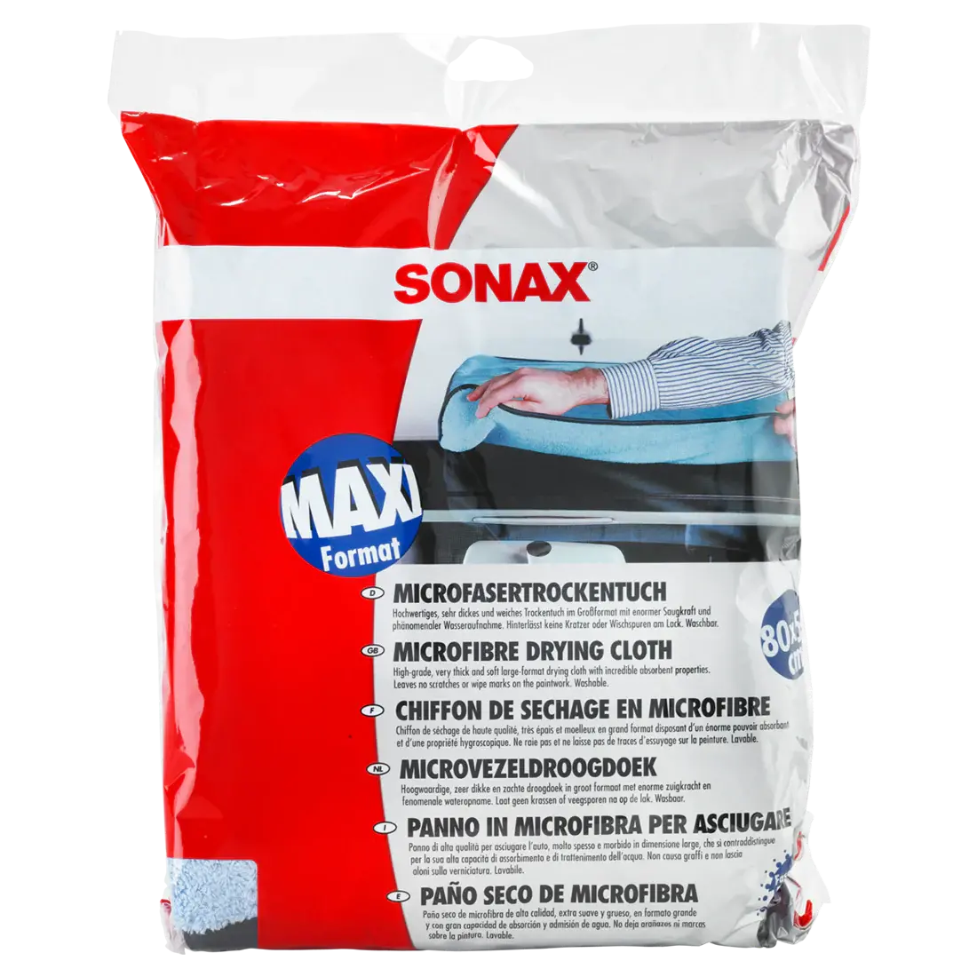 Sonax Microfibre Drying Cloth - Thick Blue 1