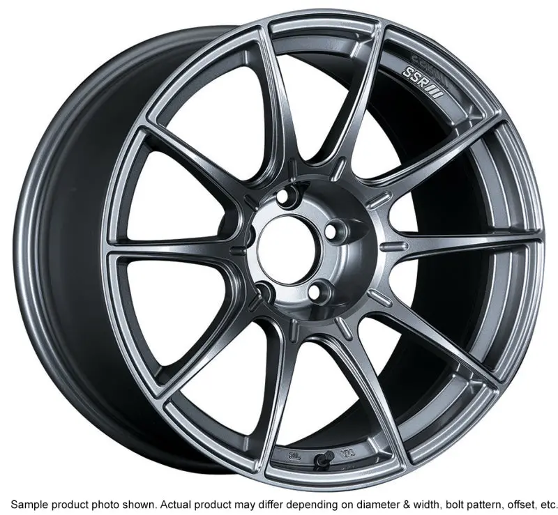 Ssr Gtx01 18X10.5 5X114.3 15Mm Offset Dark Silver Wheel 1