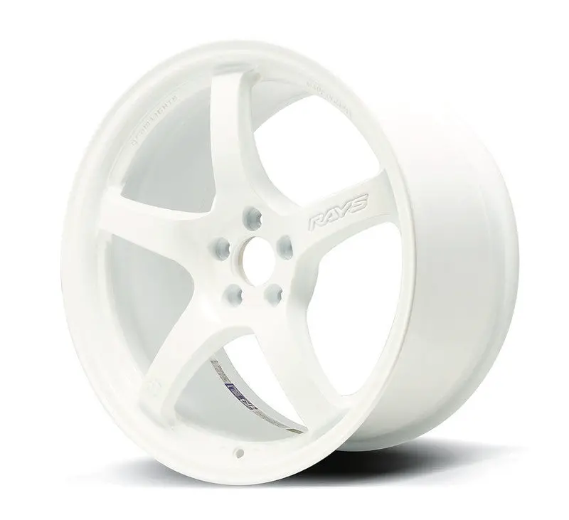 Gram Lights 57Cr 18X9.5 +38 5X114.3 Ceramic White Pearl Wheel 1