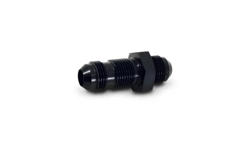 Vibrant -16An Flare Straight Bulkhead Adapter Fitting - Aluminum 1