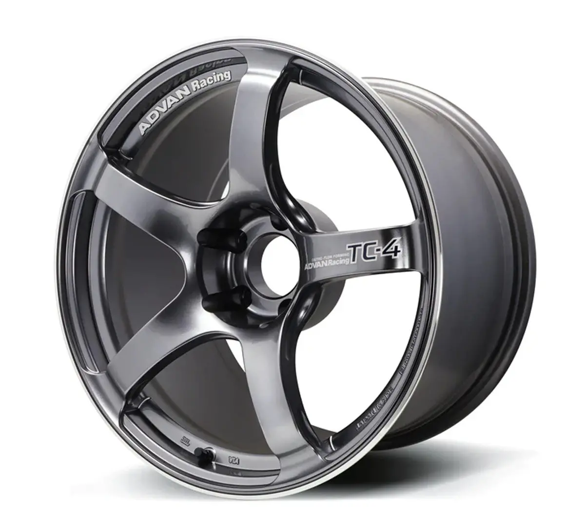 Advan Tc4 18X9.5 +45 5X114.3 Racing Black Gunmetallic And Ring Wheel 1