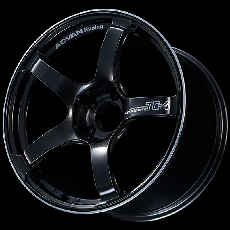 Advan Tc4 18X10 +25 5X114.3 Racing Black Gunmetallic & Ring Wheel 1