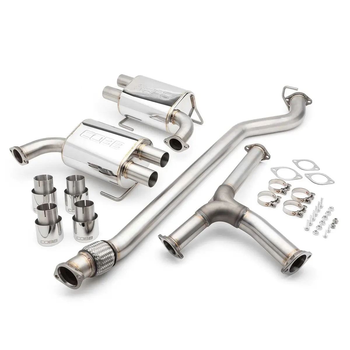 Cobb Stainless Steel Gv/Va Sedan Cat-Back Exhaust - Wrx 2011-2021, Sti 2011-2021 1
