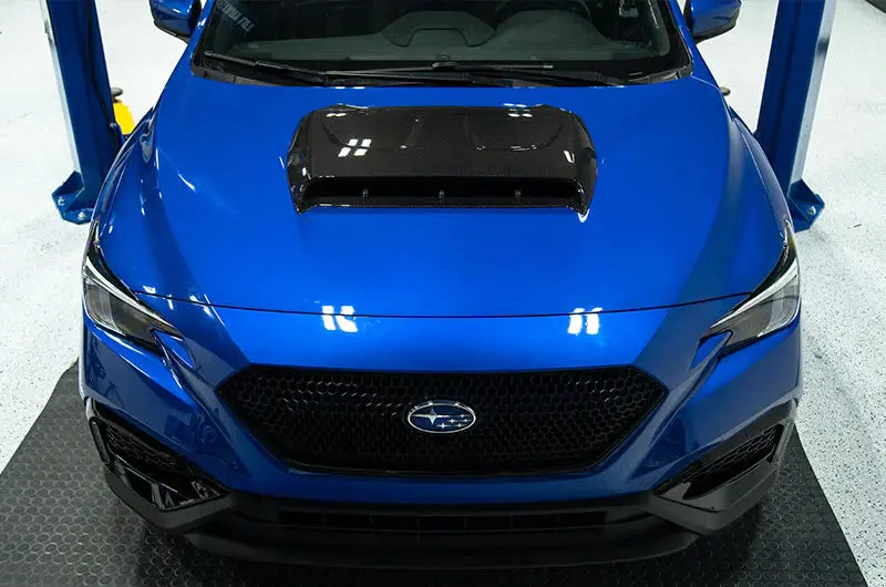 Olm Le Oversize Carbon Fiber Hood Scoop Cover - 2022+ Wrx 1
