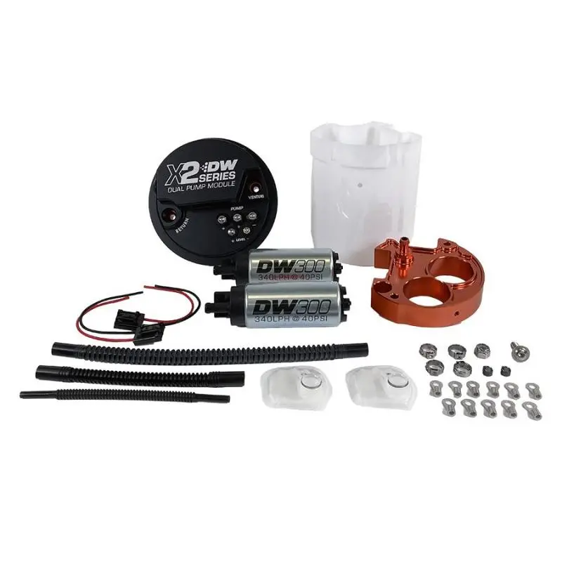 Deatschwerks X2 Series Fuel Pump Module With Dual Dw300 Pumps - 2008-2021 Sti, 2008-2014 Wrx, 2008-2018 Forester 1