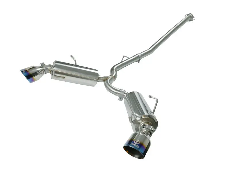 Takeda 2-1/2" 304 Stainless Steel Cat-Back Exhaust System -Burnt Tips - 13-21 Brz, 2022+ Brz 1