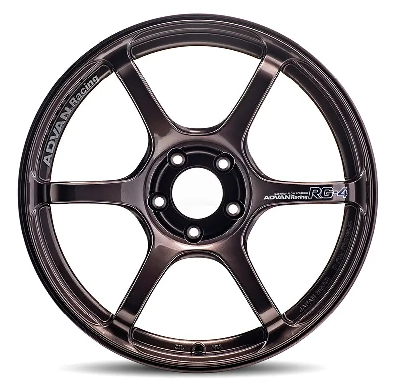 Advan Rg-4 18X9.5 +45 5X114.3 Racing Copper Bronze Wheel 1