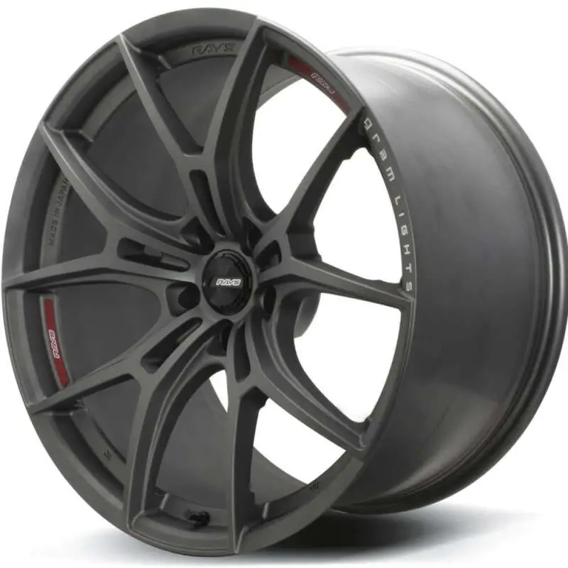 Gram Lights 57Fxz Overseas 19X9.5 +20 5X114.3 Matte Graphite W/Machining Wheel 2
