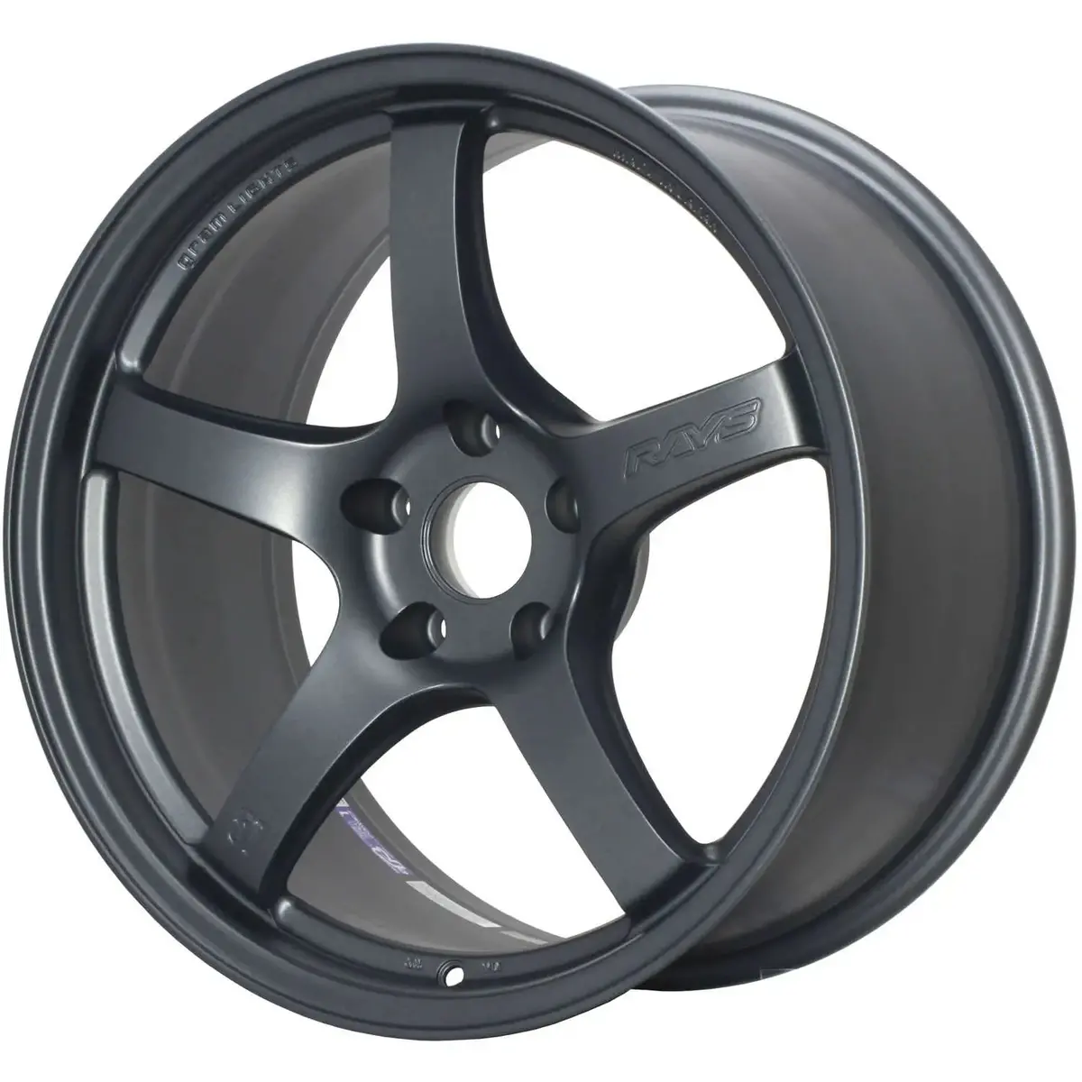 Gram Lights 57Cr 18X9.5 +38 5X100 Gun Blue 2 Wheel 1