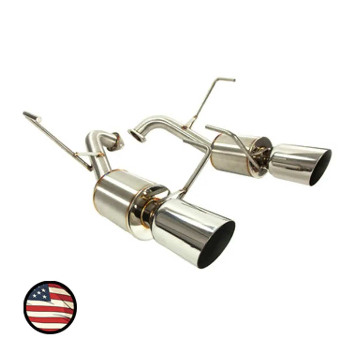 Nameless Axleback Exhaust - 5" Muffler - 2009-2013 Forester 2.5X 1