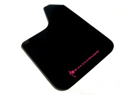 Rally Armor Basic Mud Flaps - Pink Logo - Universal 1