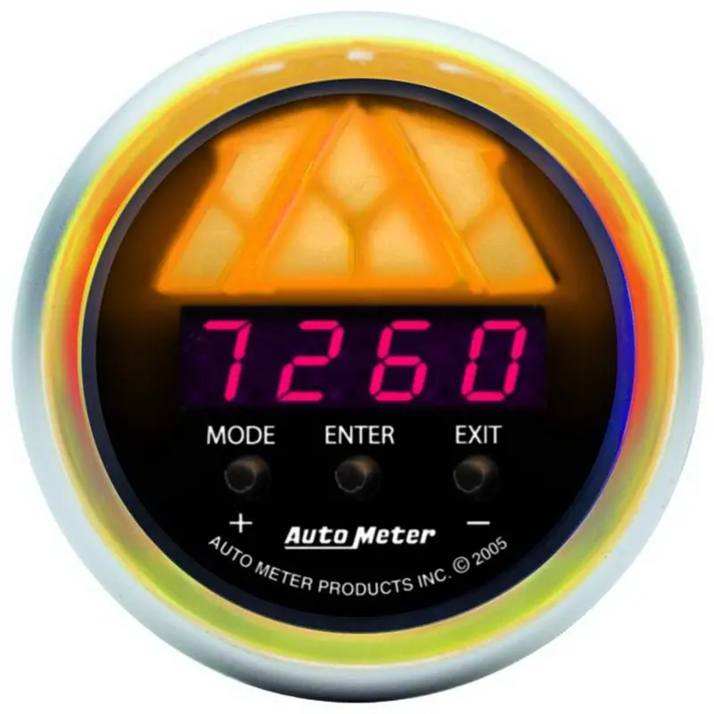 Autometer Sport-Comp 52Mm 0-15K Rpm Digital Pro Shift System Shift Light Level 1 2