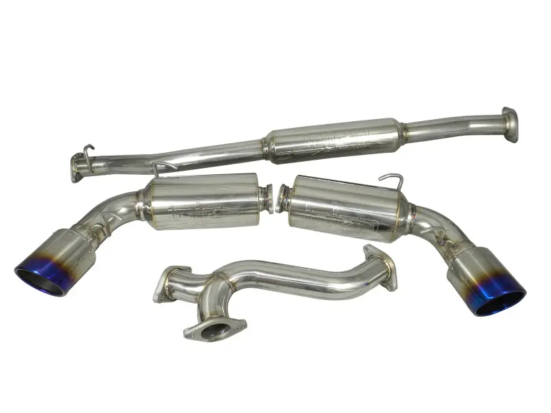 Injen Stainless Steel Exhaust W/ Spiral Embossed Resonator - 13-21 Brz 1