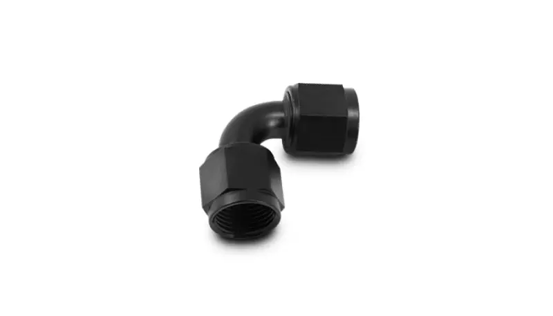 Vibrant -16An Female 90 Degree Union Adapter (An To An) - Anodized Black Only 1