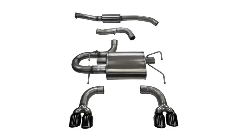 Corsa Performance Catback Exhaust System - 08-14 Wrx/Sti Hatchback - Black Tips 1