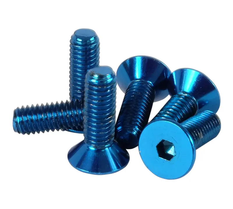 Nrg Steering Wheel Screw Upgrade Kit (Conical) - Blue 1