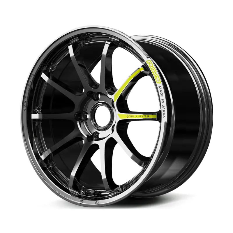 Gram Lights 57Nr 18X9.5 +38 5X114.3 Rays Black Metal Coat (Rb) 1