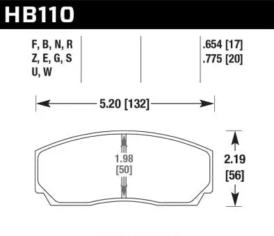 Hawk Performance Performance Ceramic Street Brake Pads - Fits Front Yscpf4a Yscpf6a / Rear Yscpr6b Calipers 3