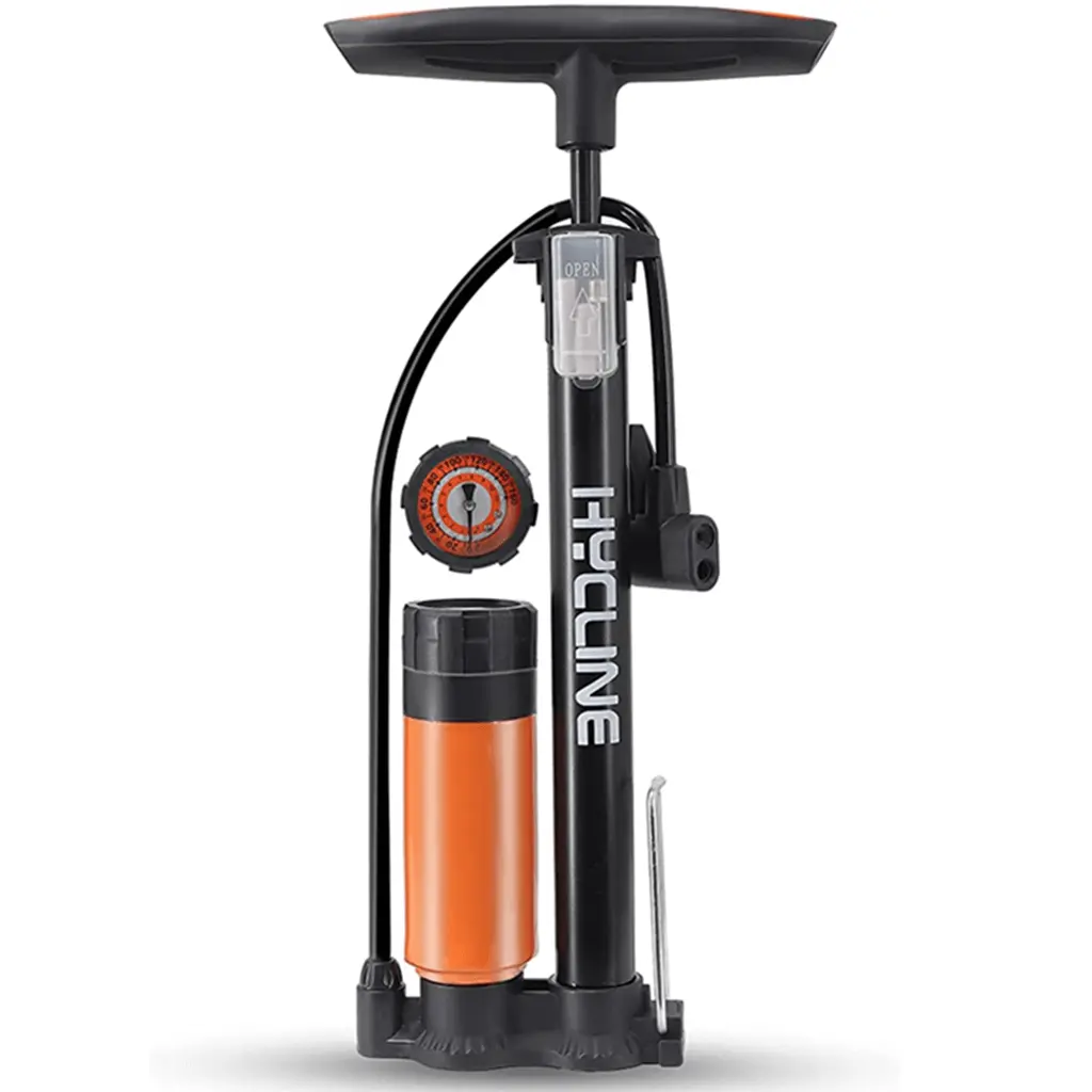Hycline Gauge Booster Bike Pump 1