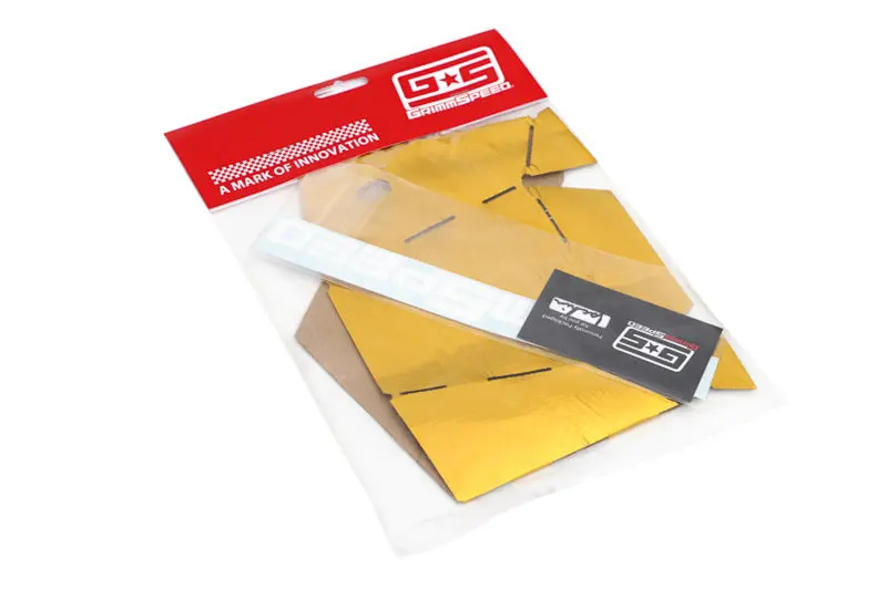 Grimmspeed Turbo Heat Shield Reflect-A-Gold Foil (Pre-Cut For 92007/92008) - Subaru Turbo Models 1