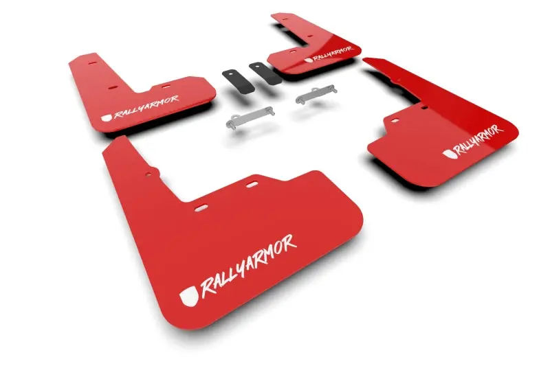 Rally Armor Red Ur Mud Flap W/ New Era White Logo - 2022+ Wrx 1