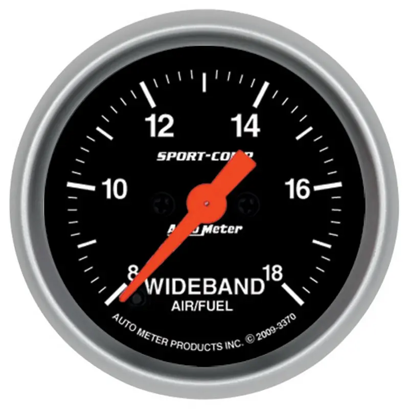Autometer Sport-Comp 52Mm Full Sweep Electronic Analog Wideband Air/Fuel Ratio Gauge 1