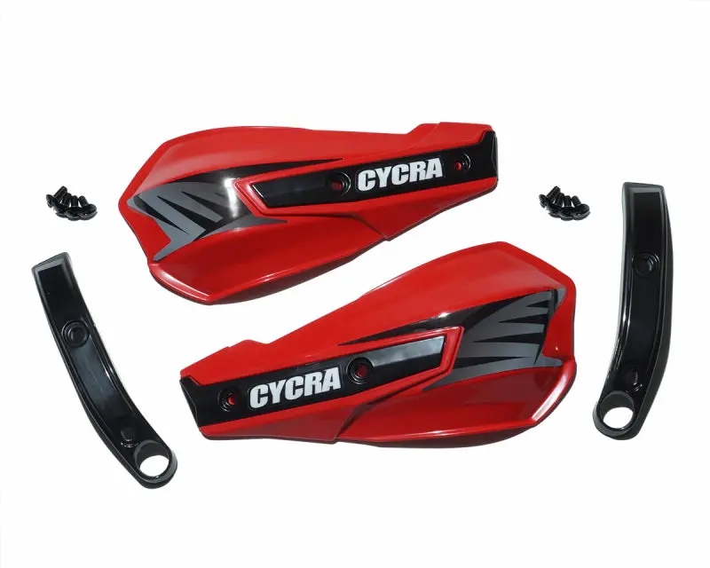Cycra Vortex Replacement Hand Shields W/Abrasion Guards - Gasgas Red 1
